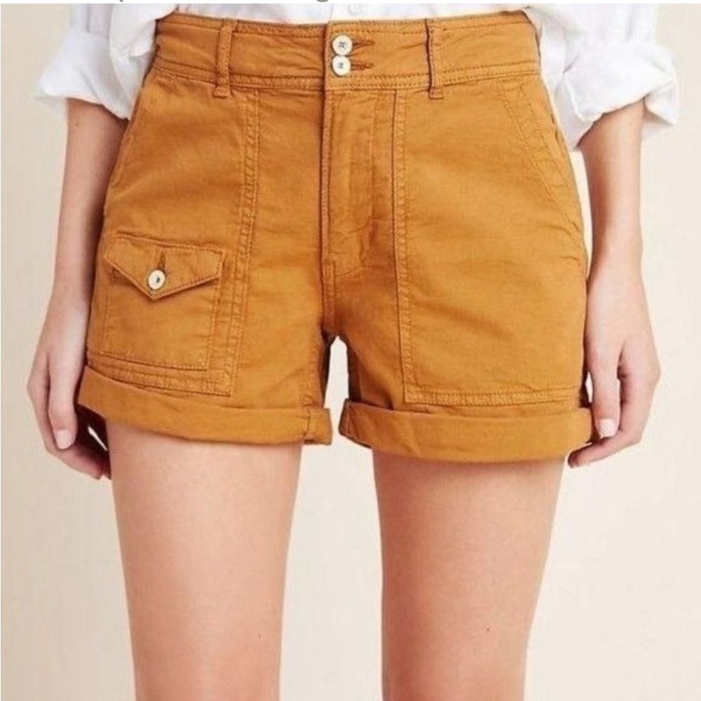 Anthropologie Pilcro Wanderer Utility Cargo Shorts 30/10